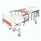 2 Cranks Manual Electric Medical Bed Electric Hospital Bed With Folding Side Rails